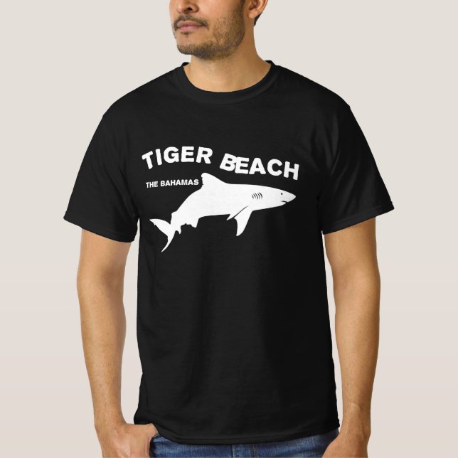T-shirt Tiger Beach - Bahamas | Plongée avec requins (Devant)