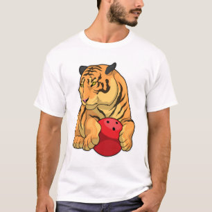 T-shirt Tiger Bowling Bowling boule