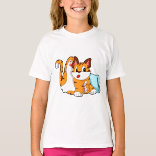 T-shirt Tiger chat avec Coussin