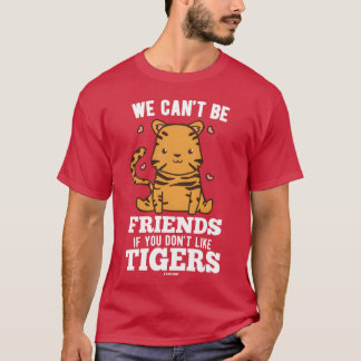 T-shirt Tiger Chat Jungle Chat Animal drôle