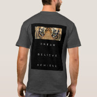Tiger Dream Croire Atteindre Motivational Modèle