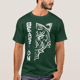 T-shirt Tiger Fitness Beast Sur Gym Motivation Fitness Say