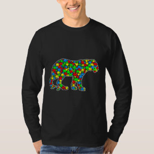 T-shirt Tiger Funny Puzzle Animals Autism Awareness