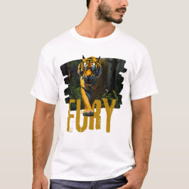 T-shirt Tiger Fury - Wild Jungle Power Graphic