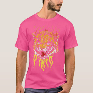 T-shirt Tiger Head Predator Animaux sauvages Wildernes