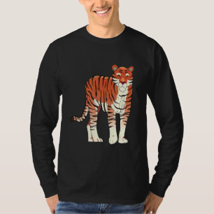 T-shirt Tiger Homme Motif animal féminin