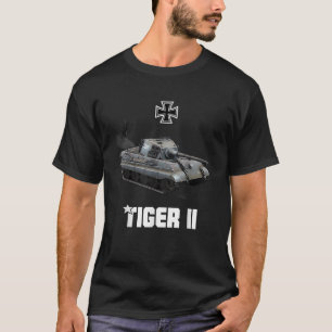 T-shirt Tiger II Panzer VI Allemand Lourd Tank 2ÈME GUERRE