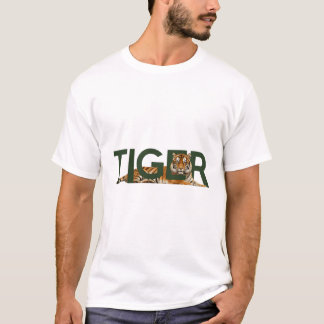 T-shirt Tiger Luxury Wildlife Editorial Graphic