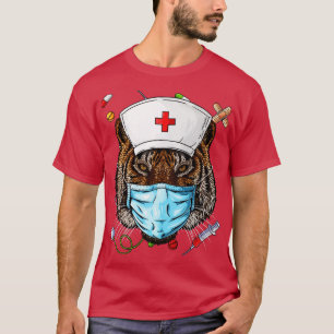 T-shirt Tiger Nurse RN Funny ER Nursing School Graduation