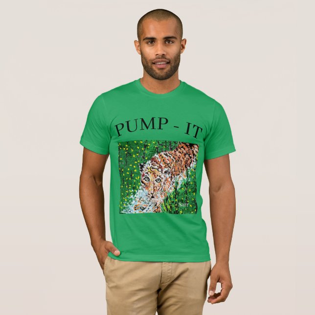 T-shirt : TIGER / PUMP-IT (Devant entier)