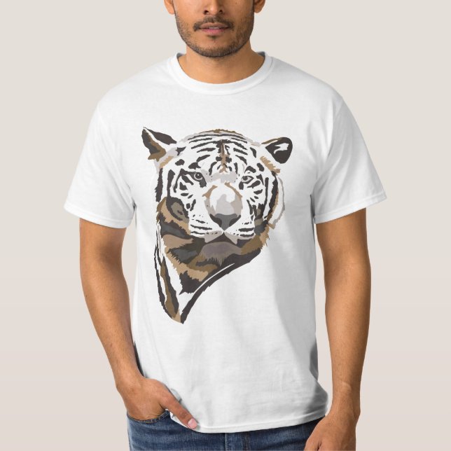 T-shirt Tiger rétro classique (Devant)
