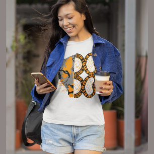 T-shirt Tiger Tête Mignonne Animal sauvage Belle