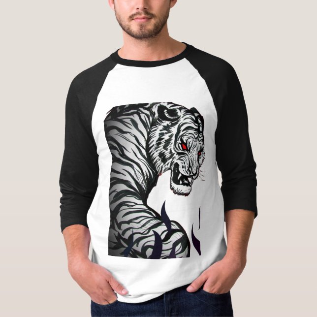 T-Shirt Tiger yeux (Devant)