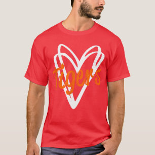 T-shirt Tigers École Sports Faneam Esprit Mascotte Mignon