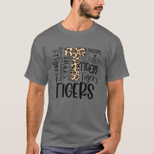 T-shirt Tigers École Ventilateur Sport Équipe Esprit Mas
