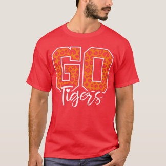 T-shirt Tigers School Sports Faneam Spirit Mascot Cute Hea