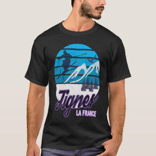 T-shirt Tignes France Alpes Ski Resort Snowboard