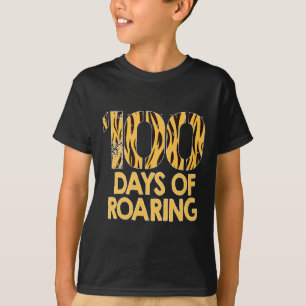 T-shirt Tigre 100 Jours Fun Roaring 100ème Jour De L'École