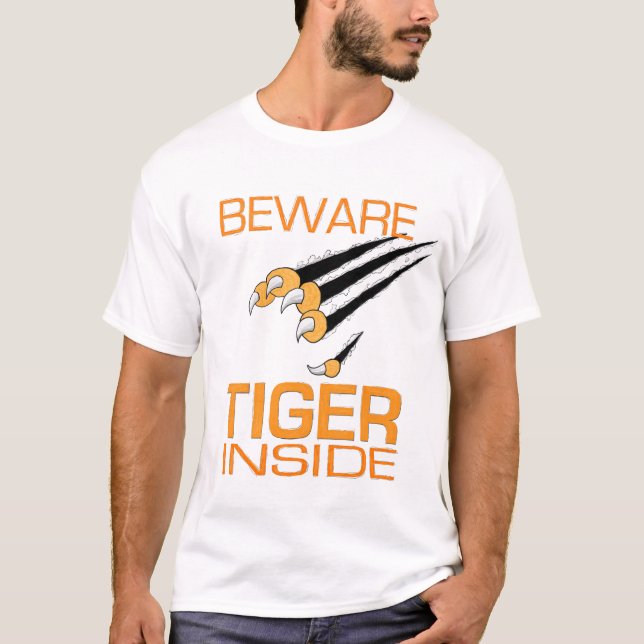 T-shirt Tigre à l'intérieur (Devant)