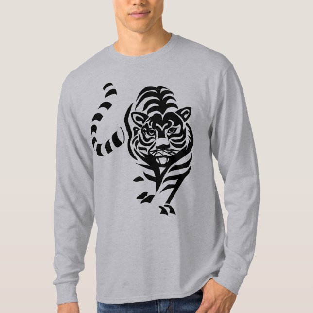 T-shirt Tigre à ressort (Devant)