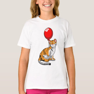 T-shirt Tigre avec ballon