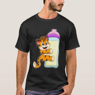 T-shirt Tigre avec Bébé bouteille de lait