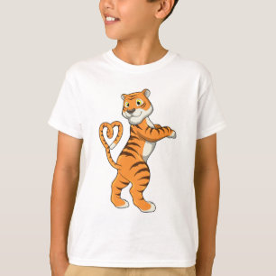 T-shirt Tigre avec coeur