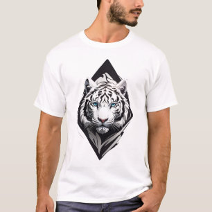 T-shirt Tigre Blanc