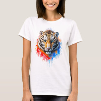 T-shirt Tigre blanc
