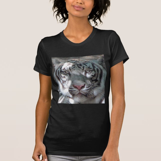 T-shirt Tigre blanc magnifique (Devant)