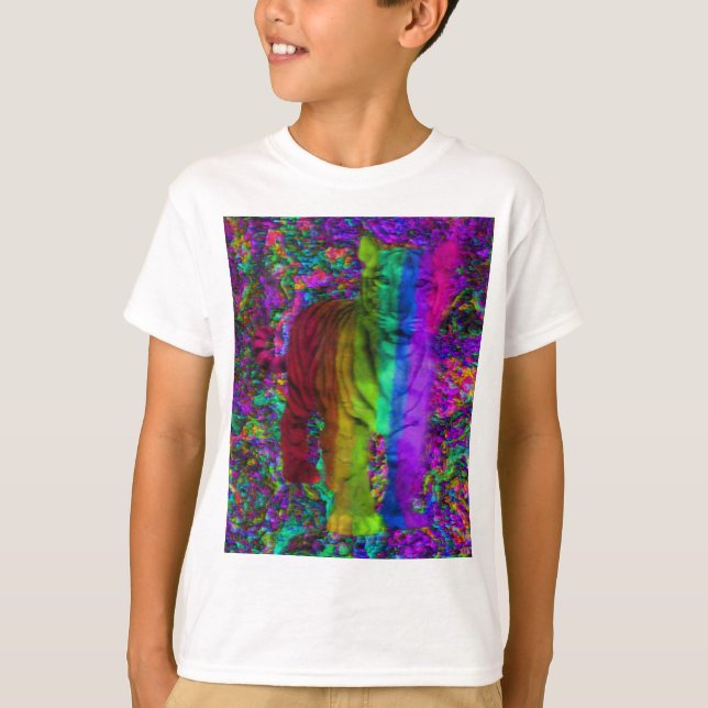 T-shirt Tigre coloré (Devant)