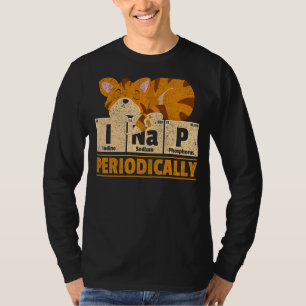 T-shirt Tigre couchant animal Nap Tableau périodique Tigre