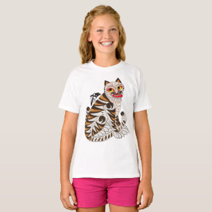 T-shirt Tigre d'art populaire coréen - Minhwa trad