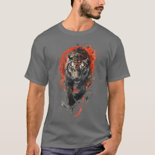 T-shirt Tigre de glace en mouvement