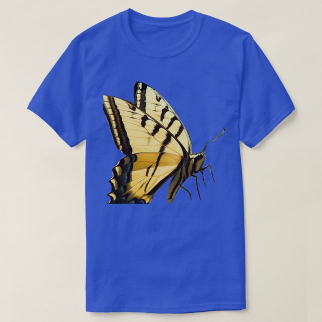 T-shirt Tigre de papillon jaune (Design devant)
