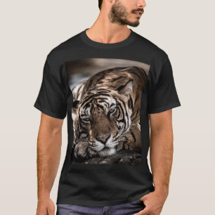 T-shirt Tigre de Ranthambore : gros plan.