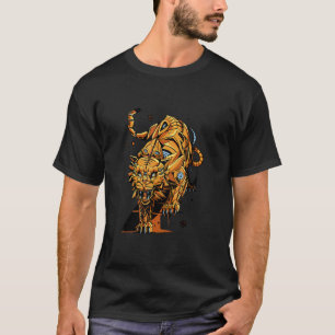T-shirt Tigre de Steampunk Victorian Age Chat mécanique