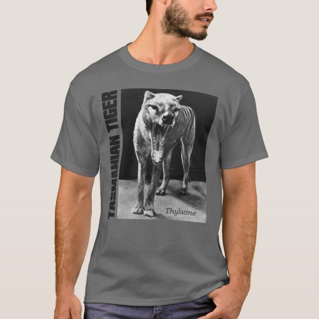 T-shirt Tigre de Tasmanie (Devant)