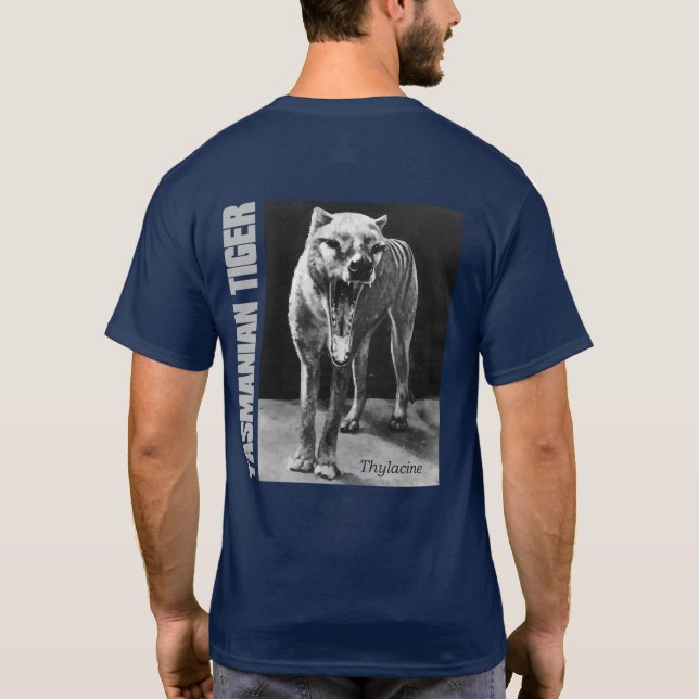 T-shirt Tigre de Tasmanie (Dos)