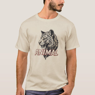 T-shirt Tigre d'esprit sauvage – Graphique animal