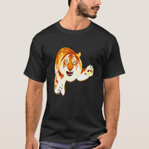 T-shirt Tigre doré Panthera Tigris Gros chat rare