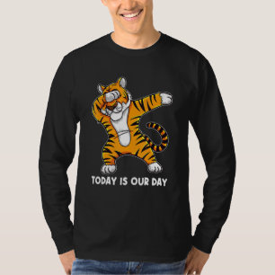 T-shirt Tigre du Bengale mignon Dabbing Anniversaire Safar