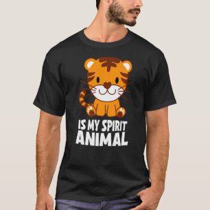 T-shirt Tigre Est Mon Esprit Animal I Little Tiger I Kids