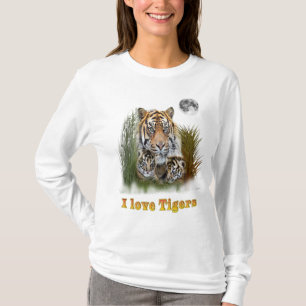 T-shirt tigre et petits