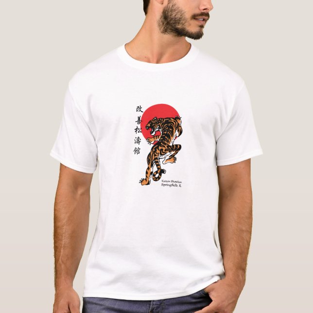 T-shirt Tigre et Sun de Shotokan (Devant)