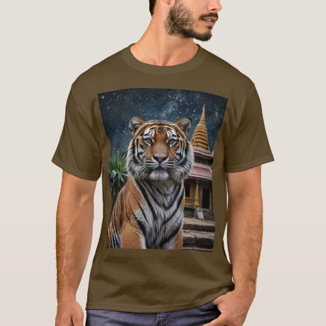 T-shirt Tigre et Temple (Devant)
