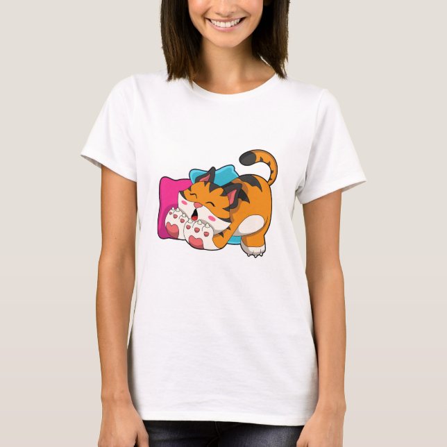 T-shirt Tigre fatigué (Devant)