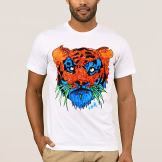 T-shirt Tigre intense de couleur