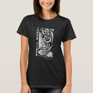 T-shirt Tigre intérieur Roi Tigre Chat Sauvage Tigre de Si