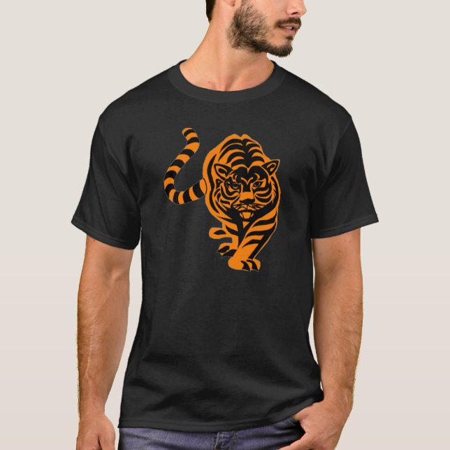 T-SHIRT TIGRE LE ROI OF JUNGLE (Devant)
